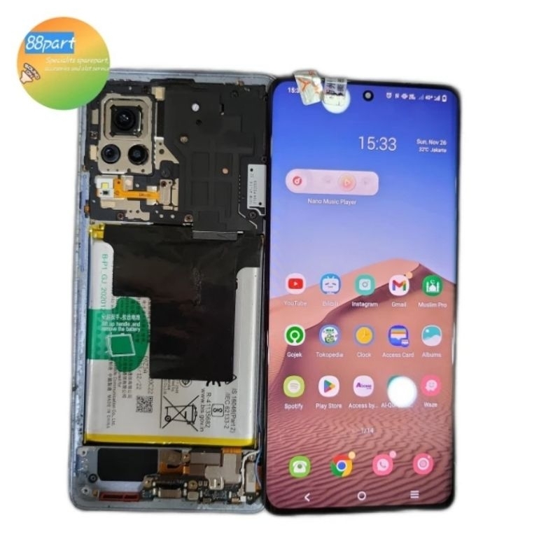 LCD + TS VIVO X60 PRO VIVO X60 PRO PLUS ORI SUPPORT FP