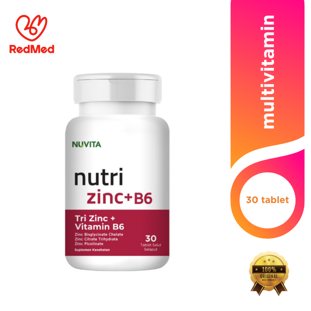 NUVITA TRI ZINC + VIT B6 30S