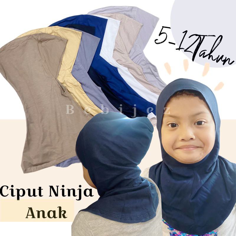 Ciput Ninja Anak Fashion Inner Hijab Jilbab Anak 2389