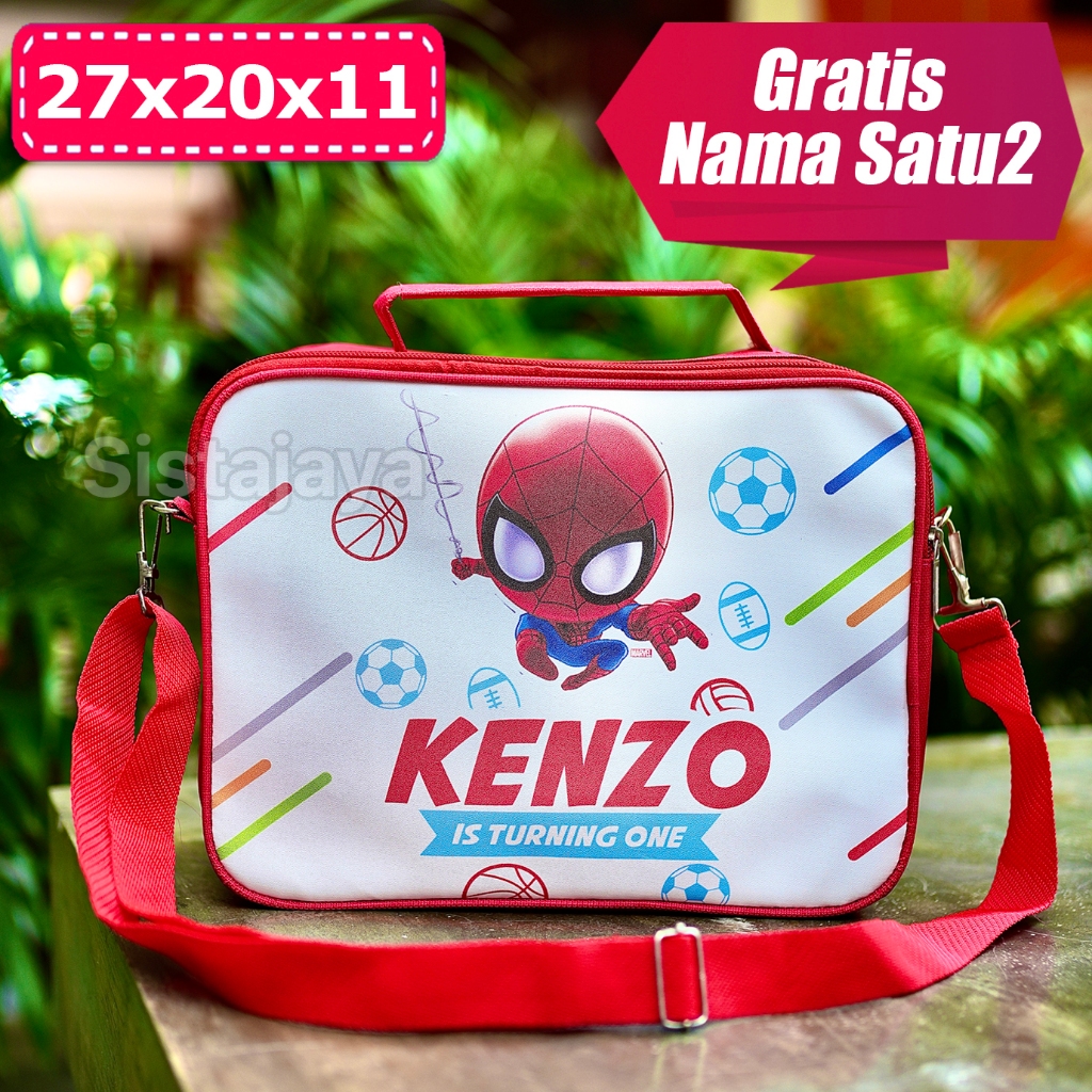 Tas Selempang Ulang Tahun Anak Premium Spiderman