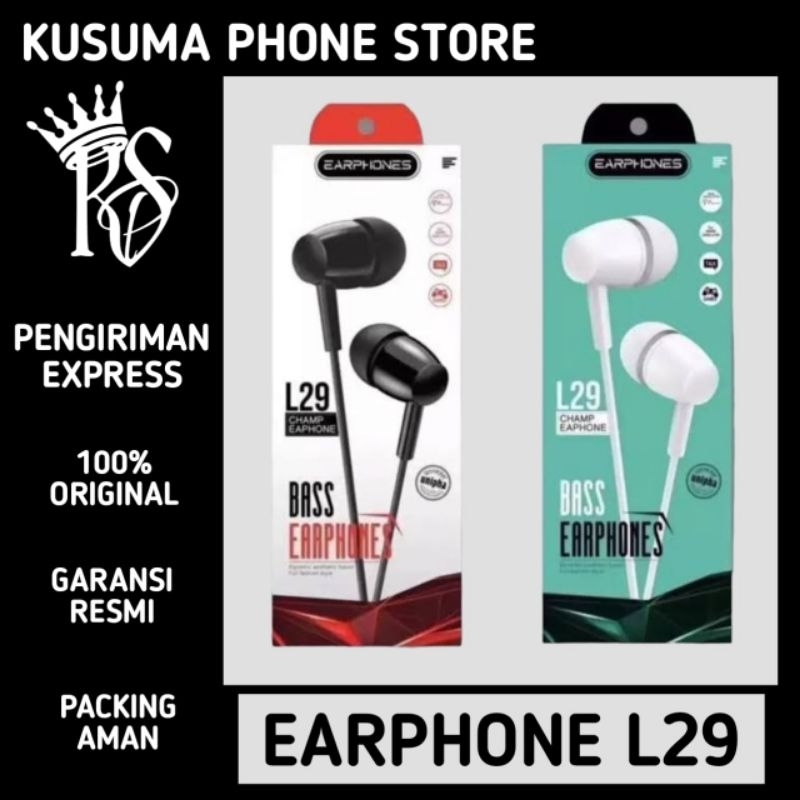Earphone Headset L29 Original