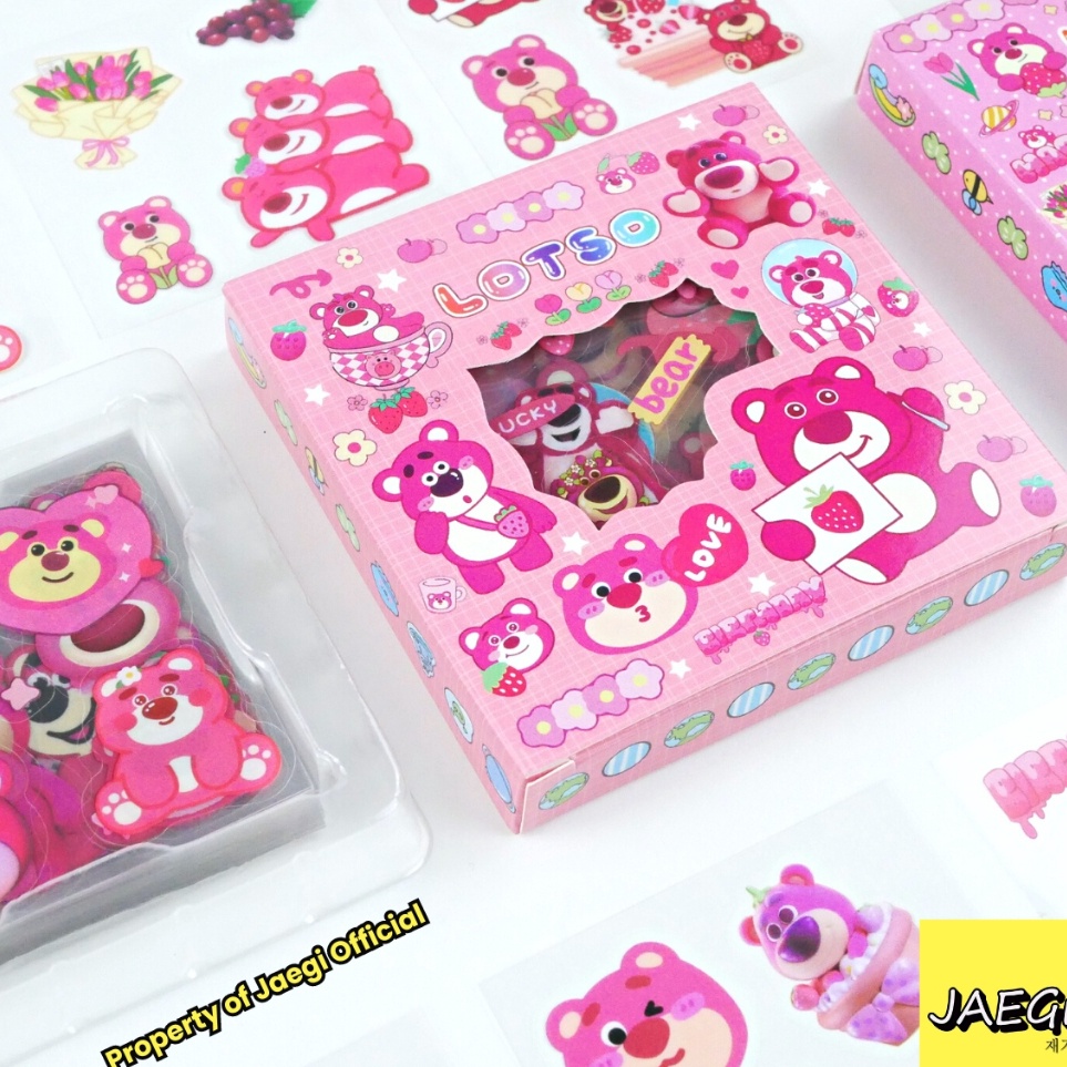 

Terkini JAEGi - Premium Lotso Sticker Small Box Sanrio Momo isi 100 Pcs Aesthetic Waterproof Sticker Cute Anak Perempuan Terbaru