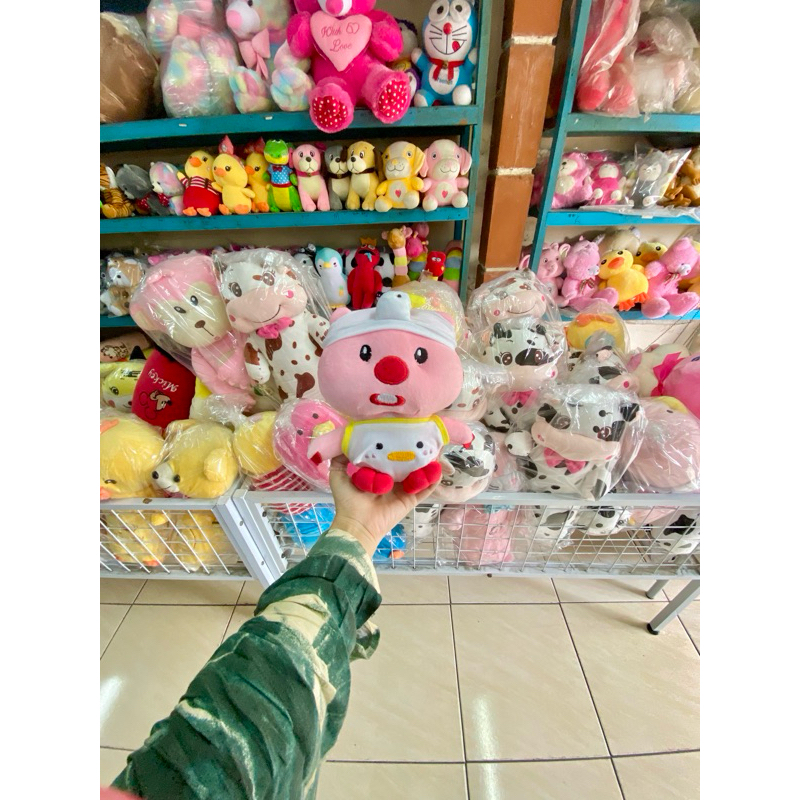 BONEKA PORORO AND FRIENDS 1 SET JUMBO MINI BESAR ORIGINAL KOREA KECIL PINGUIN PETTY LOOPY 12 12 beav