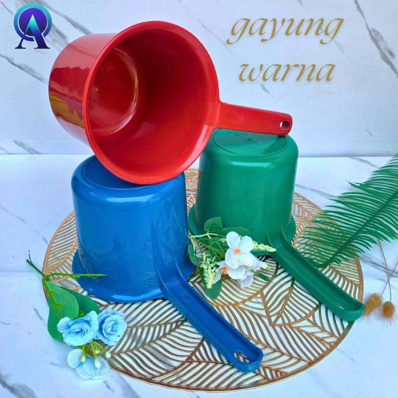 Gayung | Gayung Mandi | Gayung Murah | Gayung Mandi Warna Aesthetic Ukuran Sedang
