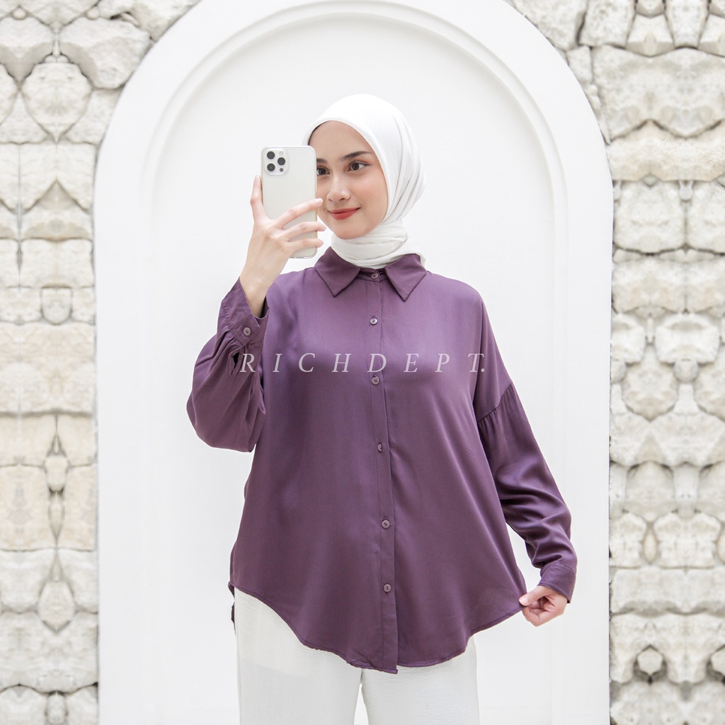 12.12 SALE RICHDEPT Evelyn Shirt Polos Rayon Twill murah