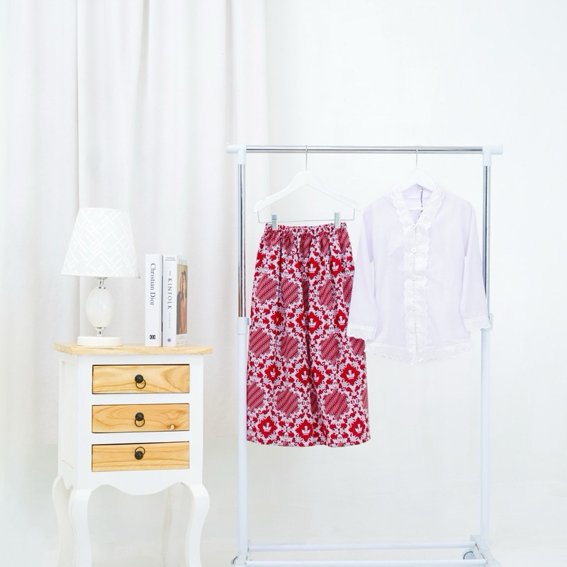 LUFFYSTORE - Setelan Kebaya Anak TK dan SD Kebaya anak perempuan Baju adat Seragam kebaya kutu baru 