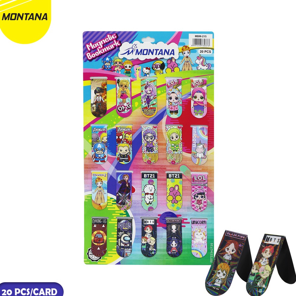 

Ready Stock MONTANA Memo Stick / Sticky Note / Memo Tempel Magnet Montana MBM-215 Best Seller