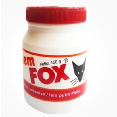 

LEM FOX PUTIH PVAC 150 GRAM LEM KAYU PUTIH