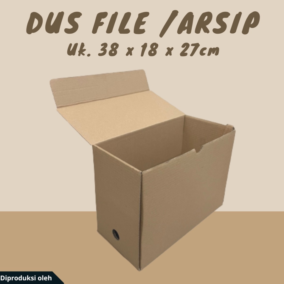 

Serba Murah Dus Arsip / Box File / Karton Arsip (Ukuran 38 x 18 x 27 cm) Harga Promo