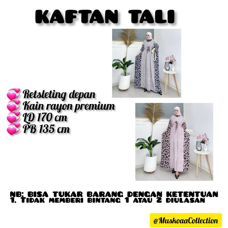 GAMIS KAFTAN TALI JUMBO LD 170CM TERBARU