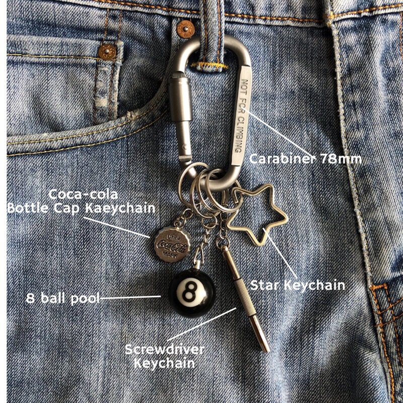 Carabiner Keychain Volume 02 / Gantungan Kunci Kalcer