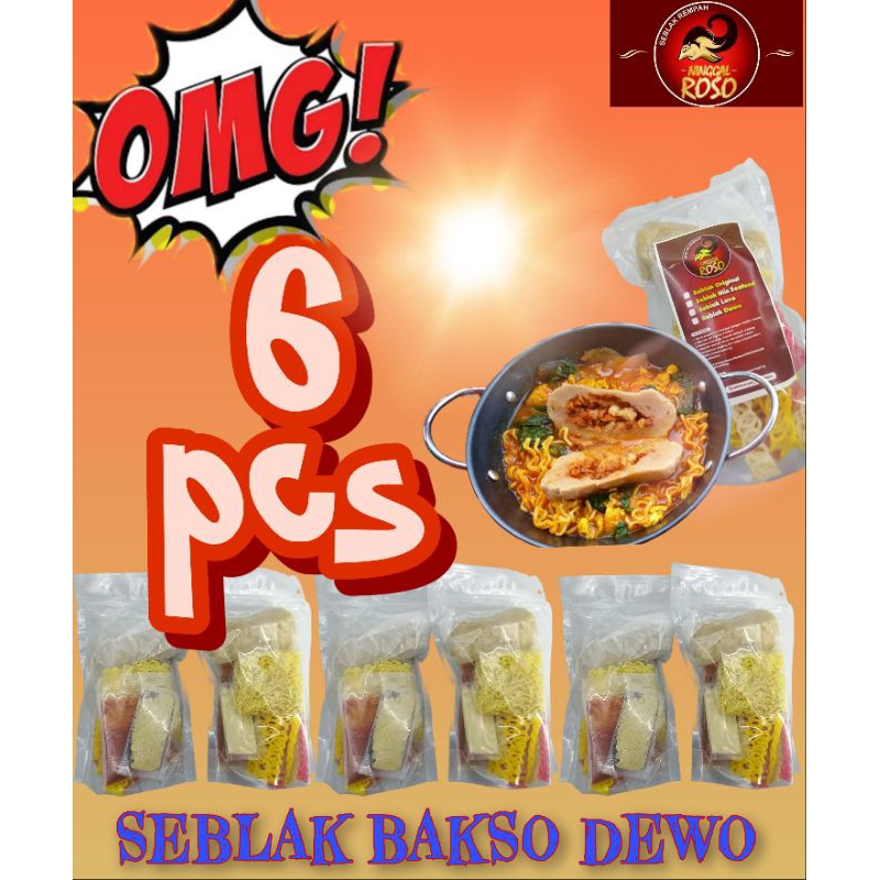 

Paket 6 pcs Seblak Dewo