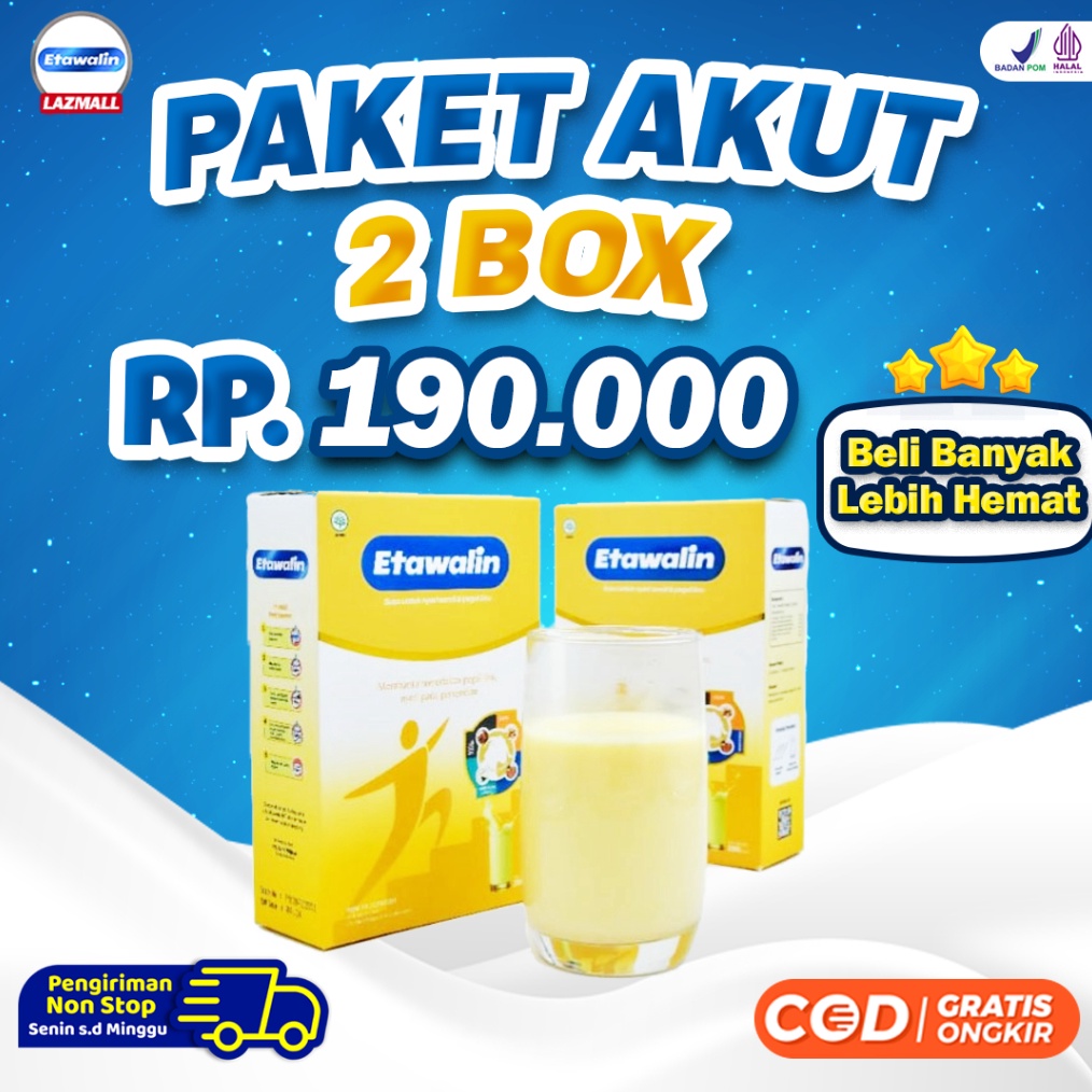 

Original Paket 2 Box Etawalin - Susu Etawa 100% Alami Tanpa Efek Samping serbuuu !