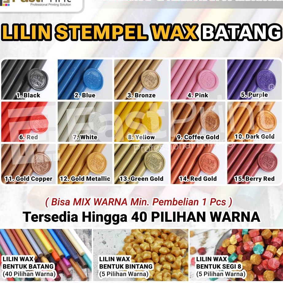 

Terbaru Stempel Lilin Seal Wax Segel Stempel Sealing Stamp Batang ➮➟✤