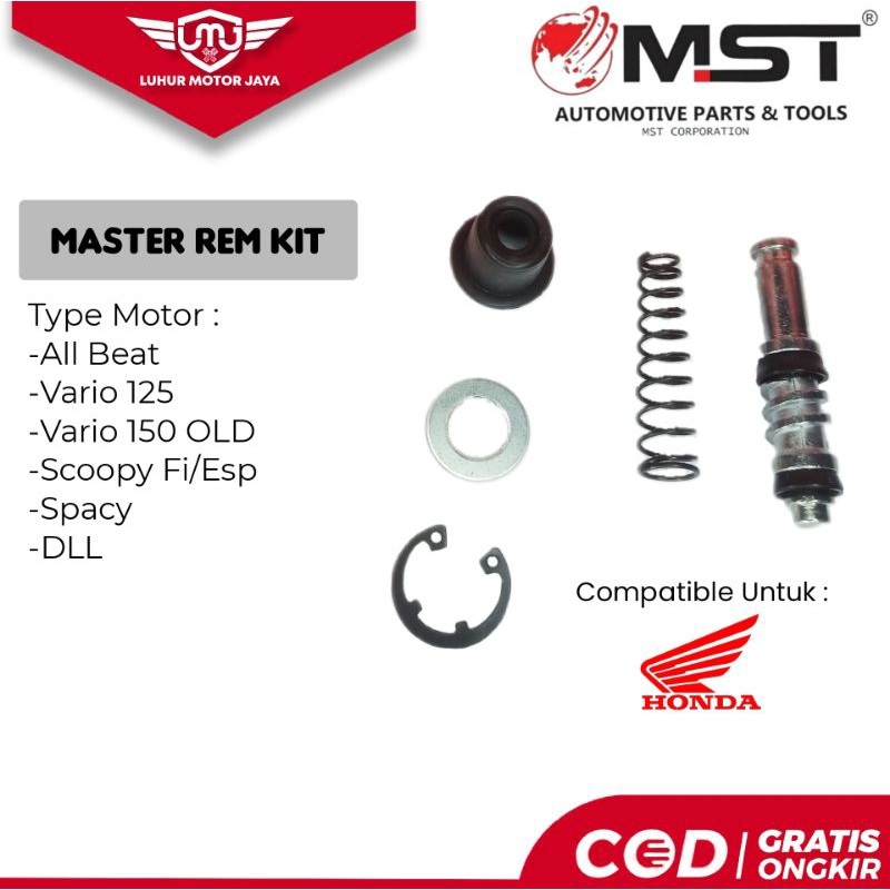 Master Rem Kit Beat Fi/Esp Vario 125 Vario 150 Old Scoopy | Seal Master Rem Beat Fi/Esp Vario 125 Ol