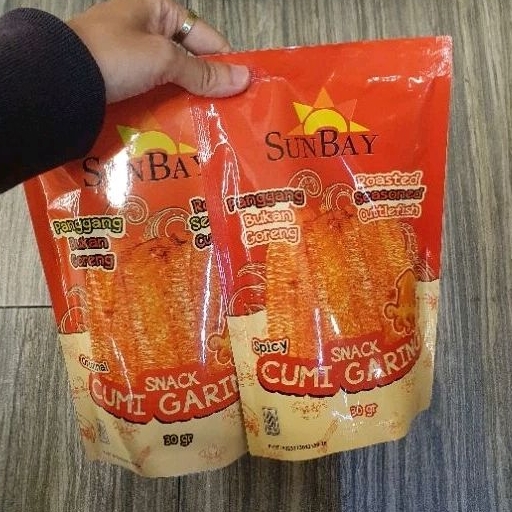 

Sunbay snack cumi garing ORIGINAL / SPICY 30gr per varian