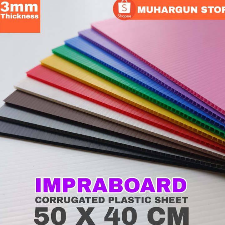 

Diskon Promo Infraboard Impraboard 3mm 50 x 40 cm / 50x40 cm / 40x50 cm PP Board Art Board ➧✾