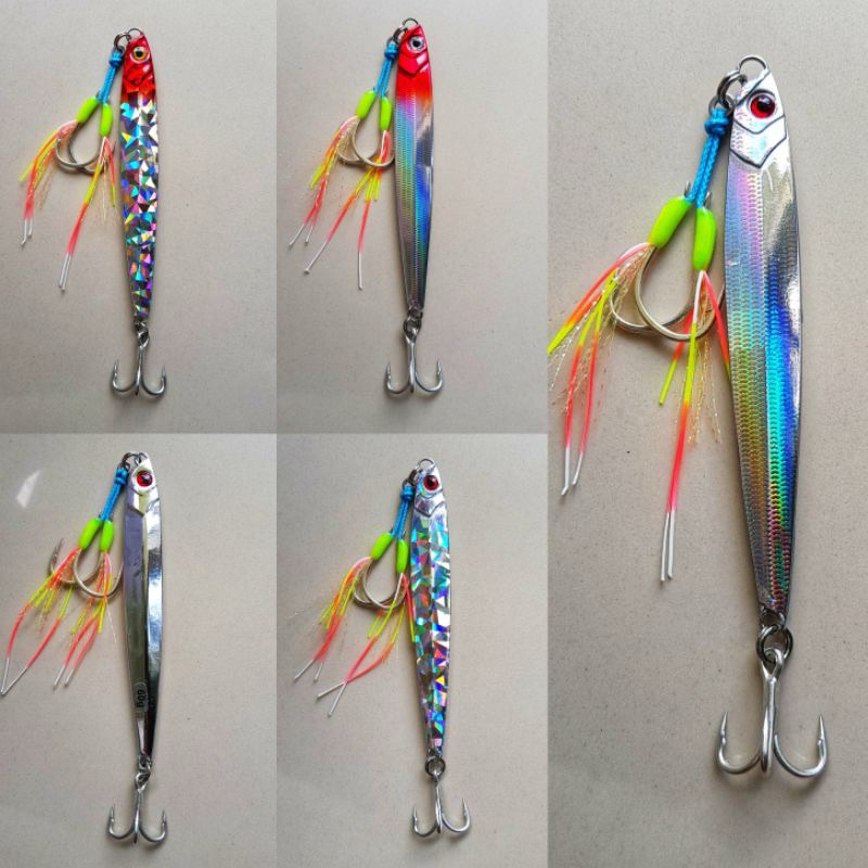 Jigpara Long 60 Gr - Metal Jig 60 Gr Komplit