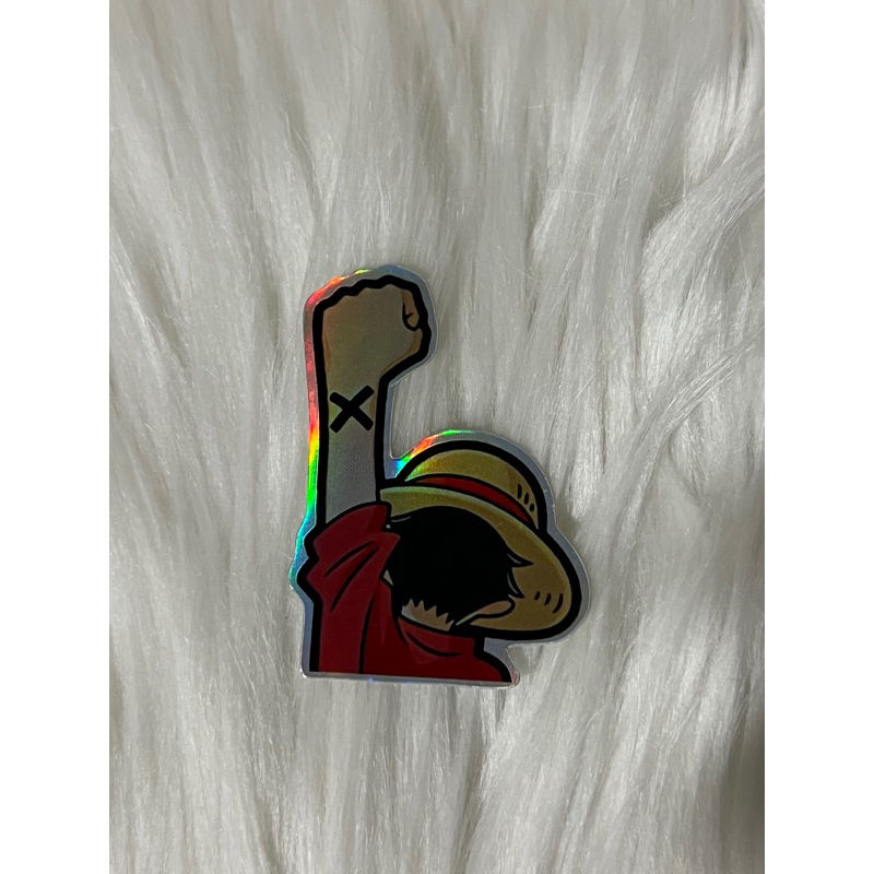 

Sticker Hologram Anime - DWOP03 - One Piece - Luffy X