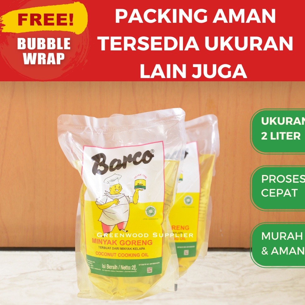 

❋ Barco Minyak Goreng Kelapa / Coconut Oil - 2 Liter 9546