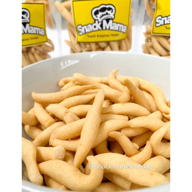 

❈ CURUT KEJU PREMIUM 100GR / KUE TELUR GABUS KEJU | SNACKMAMA ➘Stock Banyak