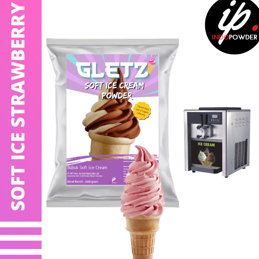 

Kode MZA298 SOFT ICE CREAM STRAWBERRY 1Kg - Bubuk Es Krim STRAWBERRY - Bubuk Es Krim - SOFT ICE CREAM Powder