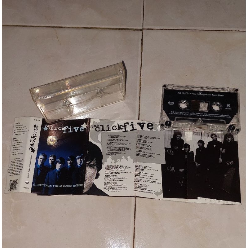 kaset barat original THE CLICK FIVE-Greetings From Imrie House