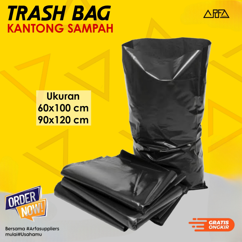 Plastik Sampah Trash Bag 60x100 90x120