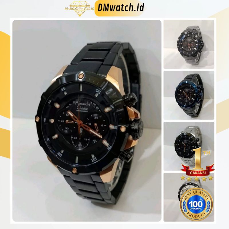 Jam Tangan Pria Alexandre Christie AC 6529 AC6529 MC Original Garansi Resmi Alexander Christie 1 Tah