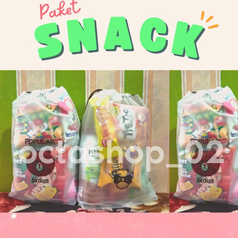 

TIPE YIQ048 BUY 28 FREE 1, Paket snack ulang tahun anak kemasan pouch/Hampers Snack ulang tahun