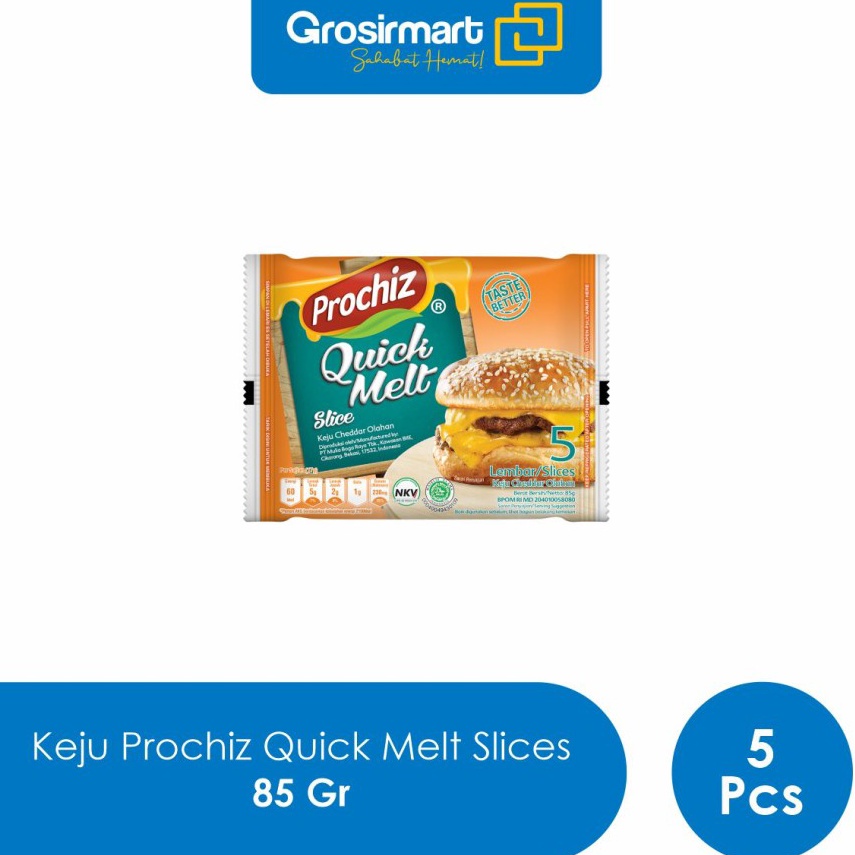 

➬ Keju Prochiz Quick Melt Slices 85 Gr →COD