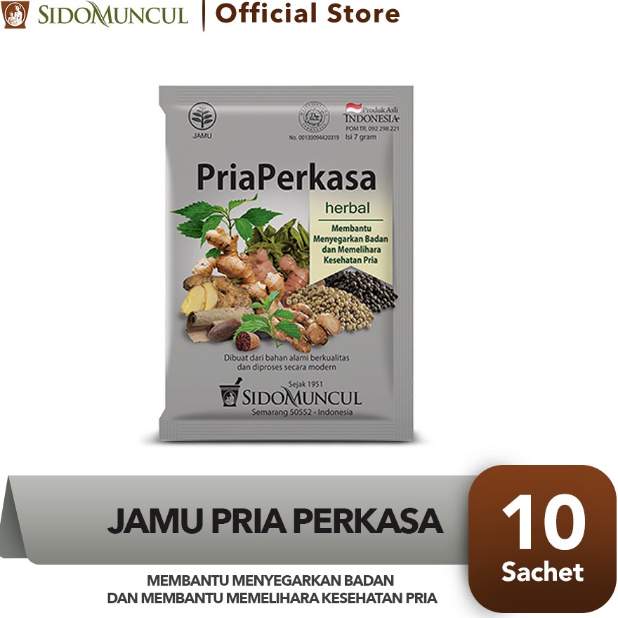 

modelTipe XXS137 Sido Muncul Jamu Pria Perkasa 10’s - Membantu Menyegarkan Badan dan Membantu Memelihara Kesehatan Pria