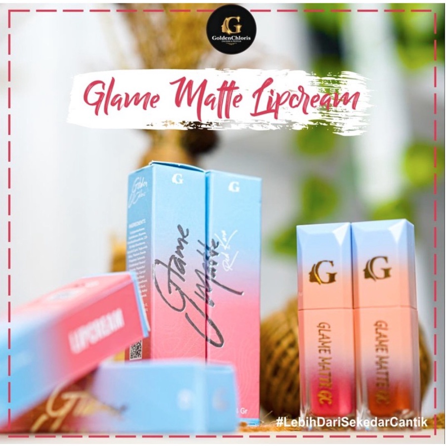 TERLARIS Lip Cream LipCream Lipstick Glame matte GC ASM Beauty Official Group Original murah