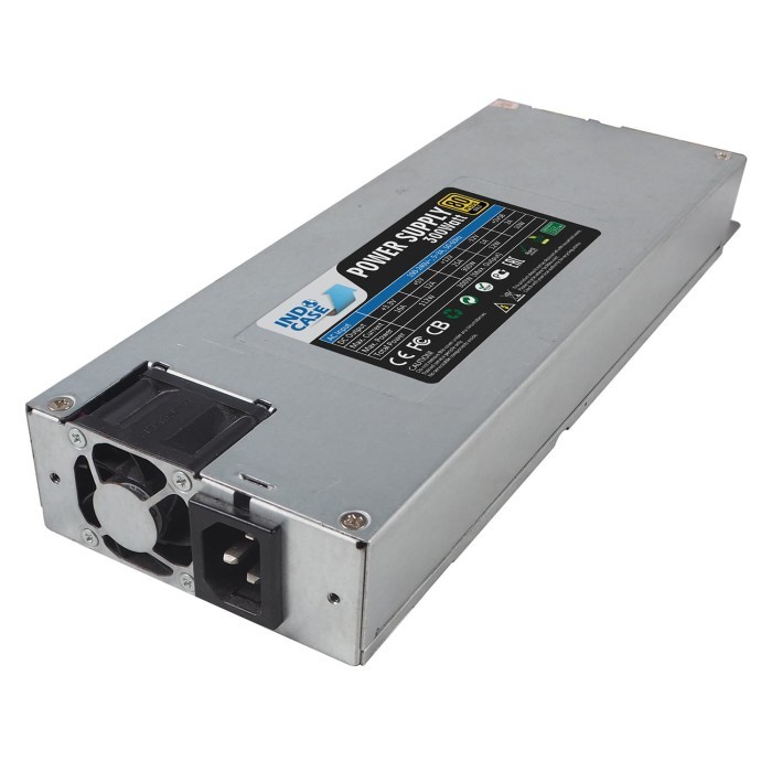 INDOCASE PSU 500W - POWER SUPPLY 1U RACKMOUNT 500W PURE 80+GOLD