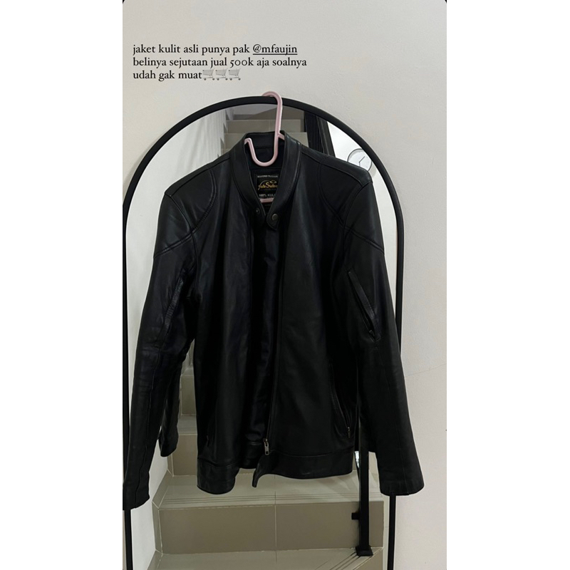 [PRELOVED] Jaket Kulit Asli