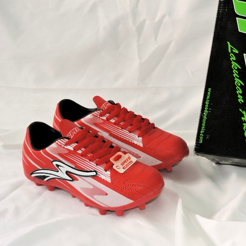 Sepatu Sepak Bola Anak SPEED Silva Merah original 100%