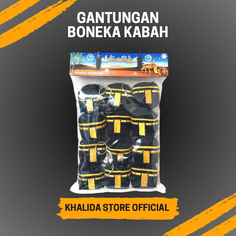 Gantungan Kunci Boneka Kabah Oleh oleh Haji Umroh Bandung