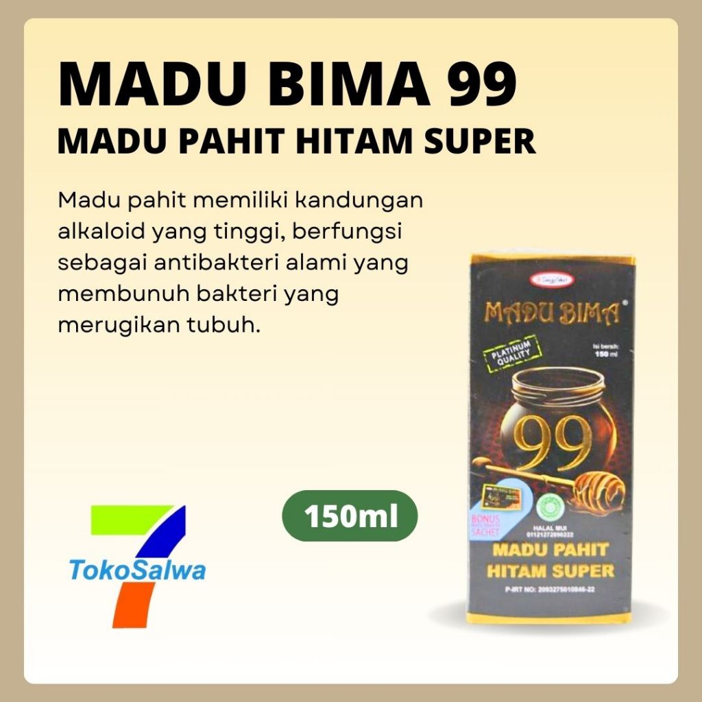 

Madu Bima 99 Madu Hitam Pahit Super Bima 99