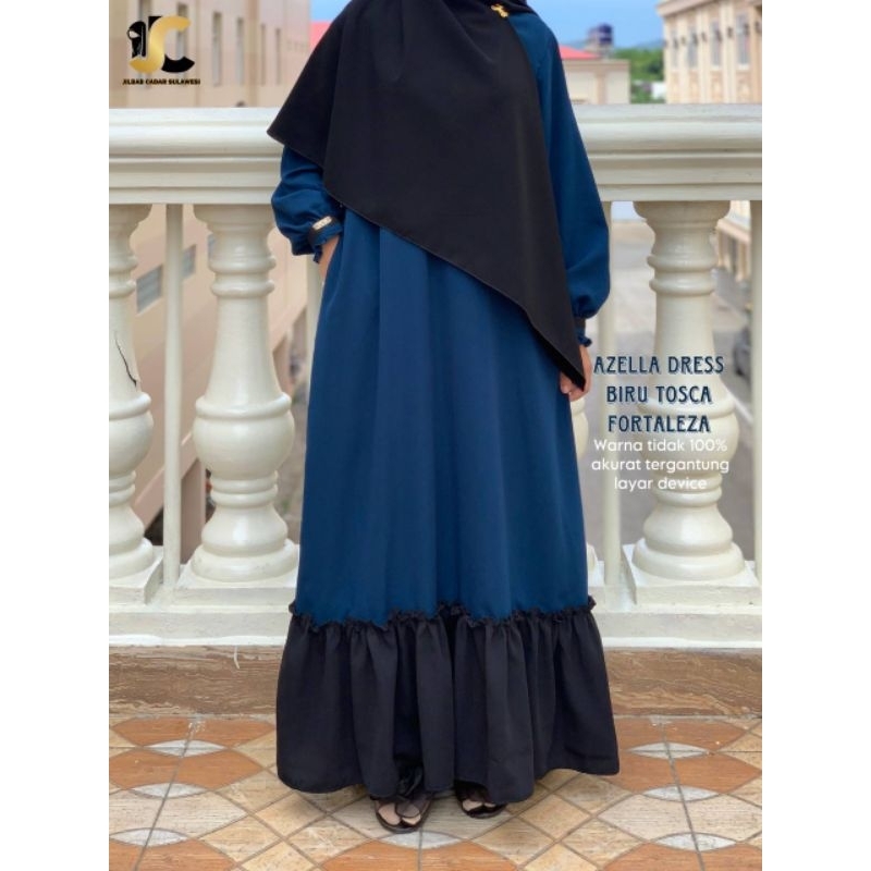Azella Dress - Dress cantik - Gamis Cantik - Kekinian by JCS