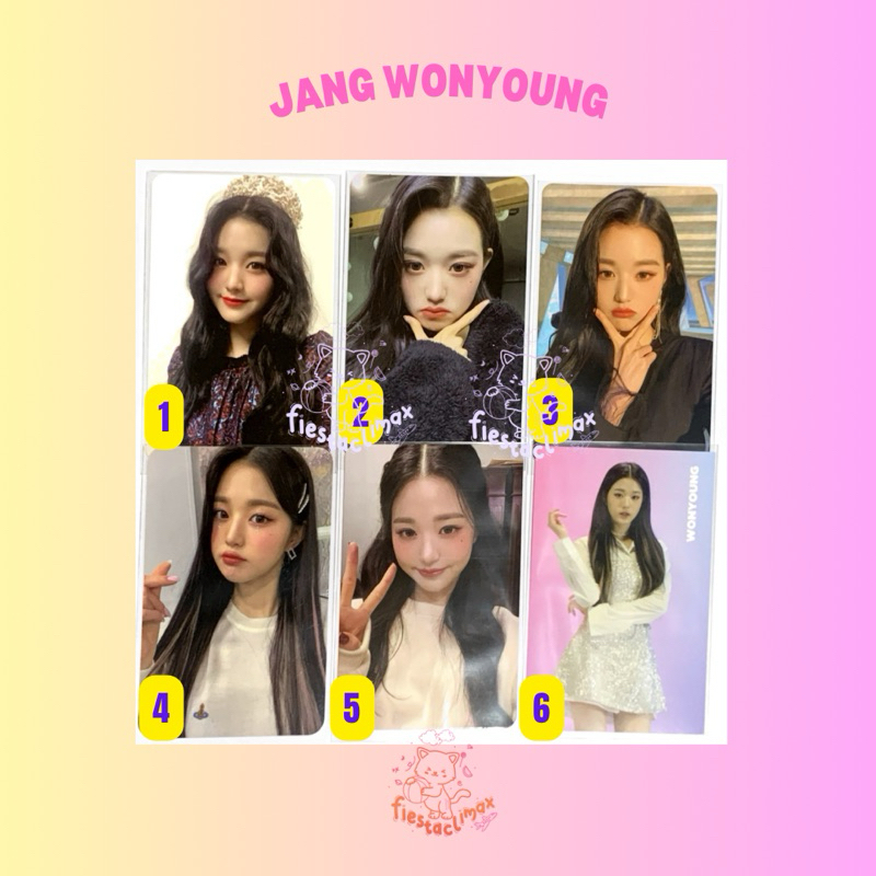 [OFFICIAL] IZ*ONE Jang Wonyoung Photocard PC IVE Wony Wondas Sweater Oneiric Diary Bloomiz Heartiz