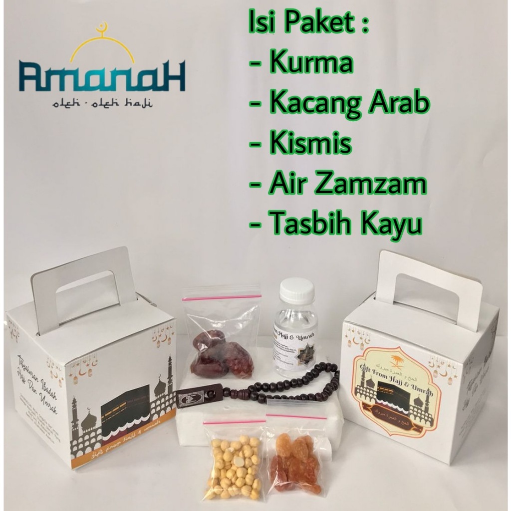 

Paket Oleh Oleh Haji Dan Umroh + Tasbih Kayu | Dus Kubus