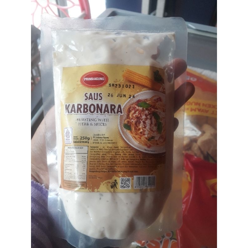 

Prima Agung Saus Karbonara 250 gr