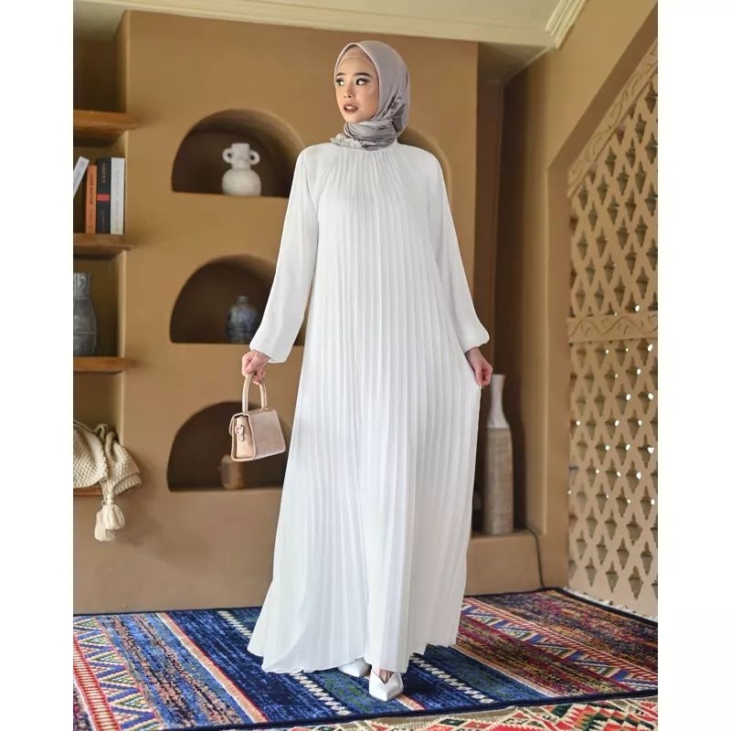 Gamis Plisket Premium - Gamis Plisket Hyget Premium