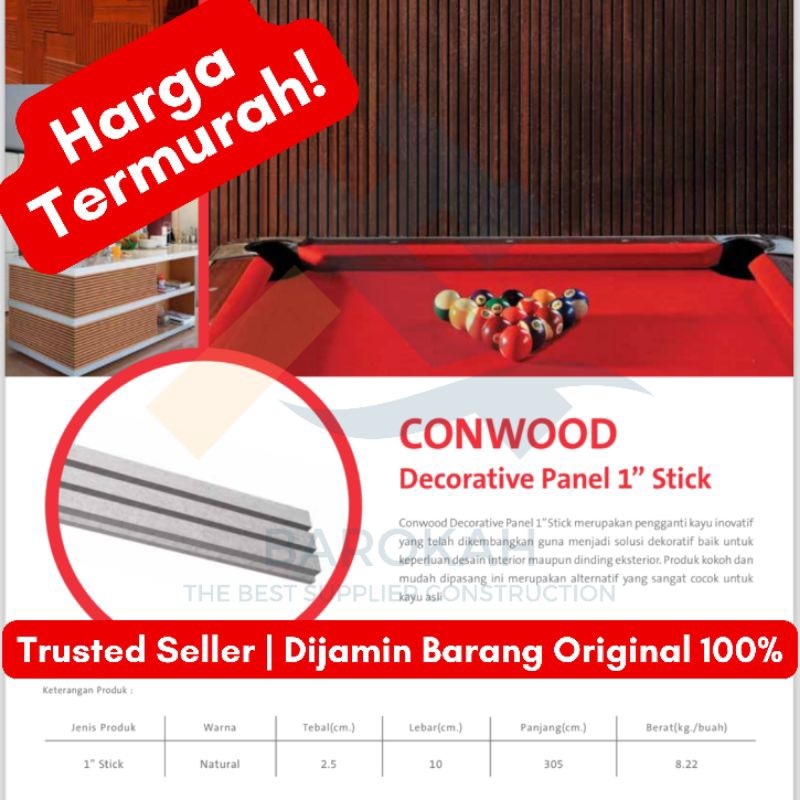 Conwood Plank 1" (1/25mm)