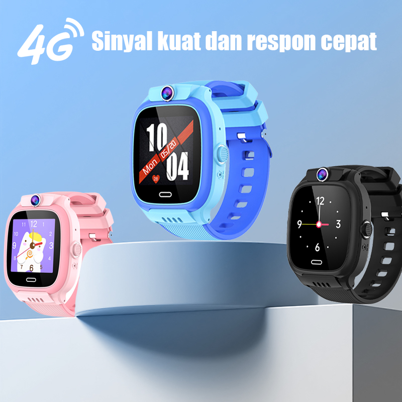 Imo Anti Air IP67 Jam tangan anak telepon - anak Gps Digital Smartwatch anak Waterproof Kids Smart Watch-1
