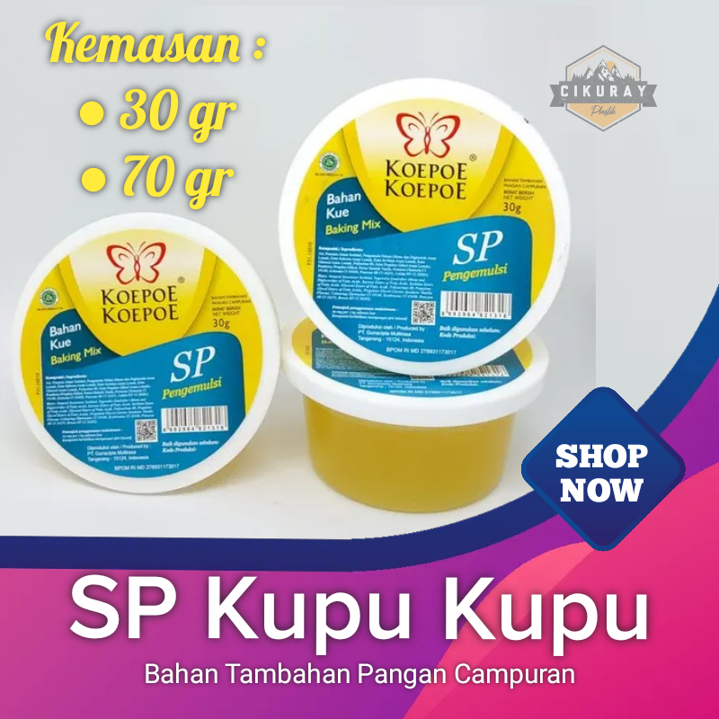 

SP Koepoe Koepoe kemasan 30g dan 70g isi 1 pcs Bahan Pengembang Kue