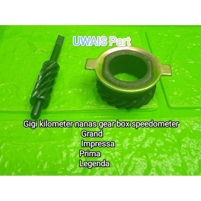 Gigi kilometer nanas gear box speedometer untuk motor Astrea Grand Legenda Impressa Prima Star