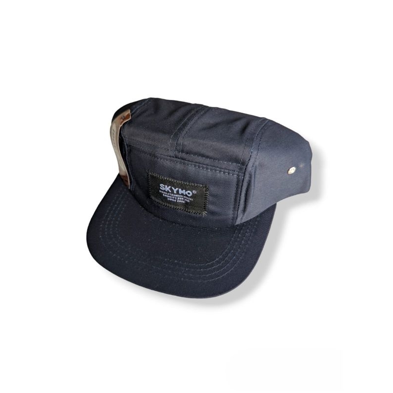 terbaru topi distro 5 panel skymo navy masa kini