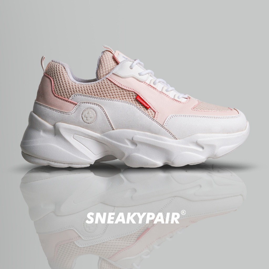 SNEAKYPAIR Flare Pearly Pink Sepatu Wanita Sneakers Shoes