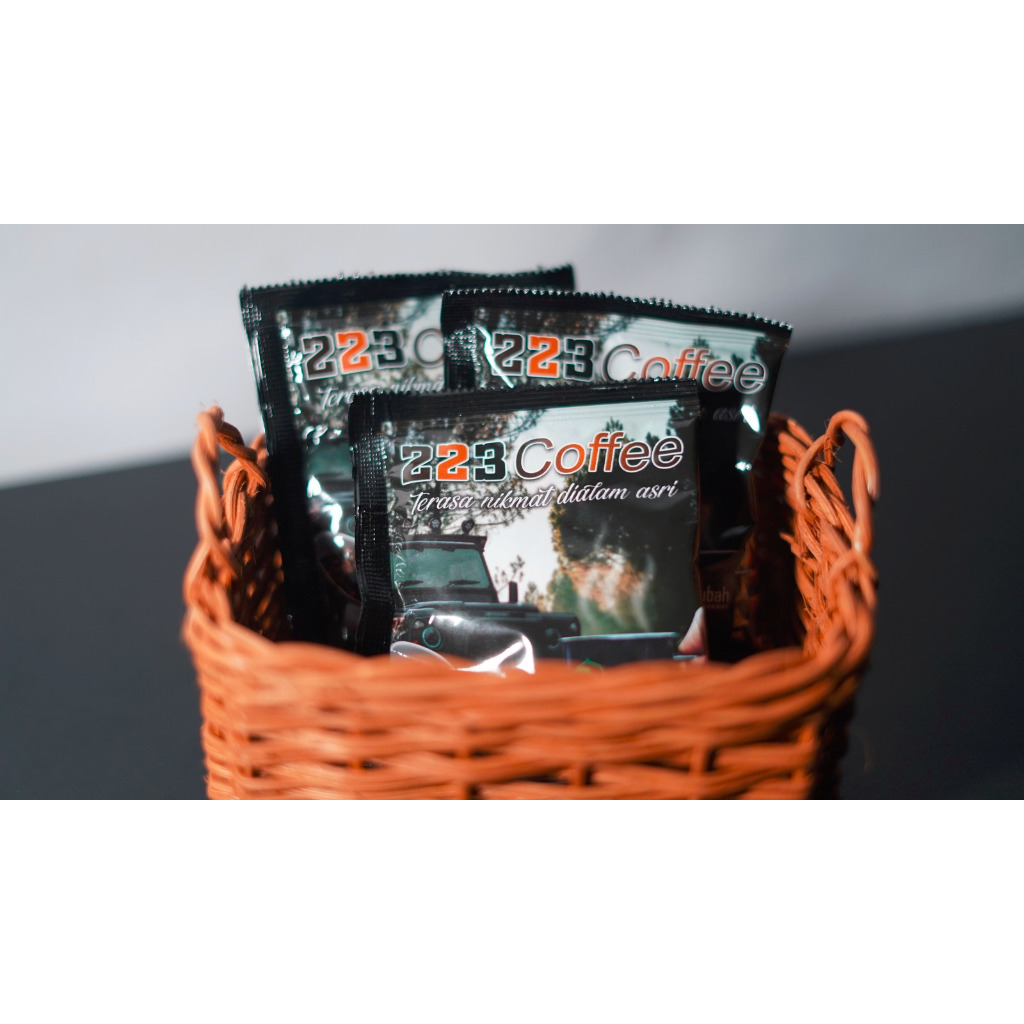 

223 Coffee, Kopi hitam pilihan 100% kopi alami